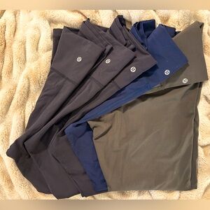 Lot of 6 Lululemon Wonder Train High-Rise Leggings